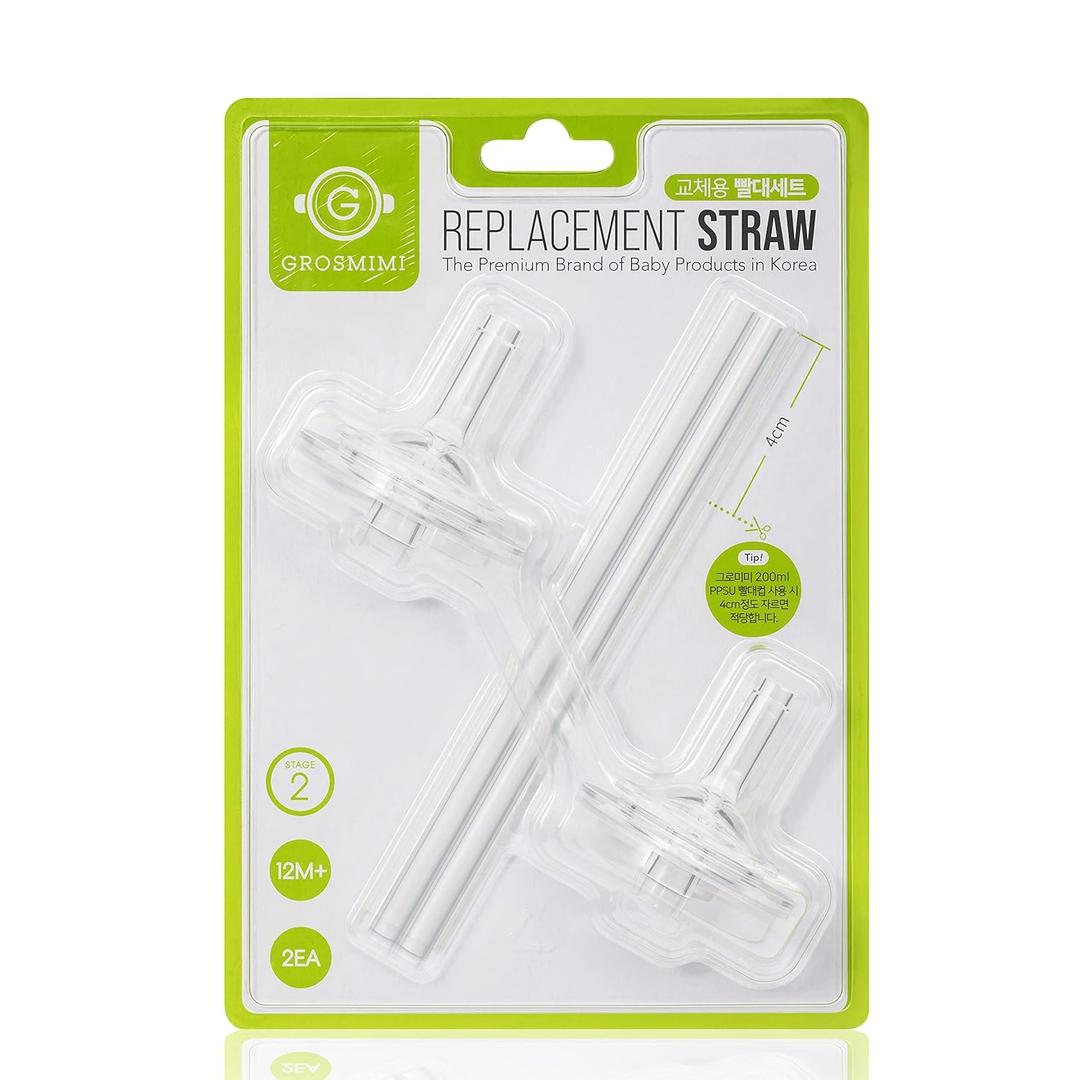 Grosmimi Replacements (Straw kit 2-Counts, Stage 2)