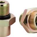 Transmission Cooler Oil Tube Connector Kit Compatible with Ford F-250 F-350 F-450 F-550 Super Duty 6.8L & 7.3L 1999-2004 (Thread 5/8-18UNF)