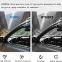 DORENA in-Channel Rain Guards Window Visors Fit for Hyundai Tucson 2022-2026 (Gas Models Only, Not for Hybrid & HEV) Window Deflectors Vent Deflector Vent Window Visors Car Accessories 4pcs