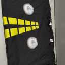 Womens Headlights With Road Markings Funny Halloween Costume V-Neck T-Shirt. Size 2XL