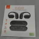 iLive Electronics 16mm Driver Clear Truly Wireless Open Ear Earbuds, Black, IAEBTO34B