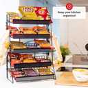 ODOXIA Candy Display Rack | Countertop Snack Organizer for Stores & Office | Chip Rack & Snack Stand for Counter Displays | Merchandising Shelf for Candy, Chips & Snacks