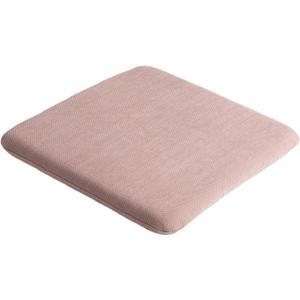Memory Foam Chair Cushion Ultra Soft Thick Chenille Seat Pad with Slow Rebound Latex Core Washable Chair Cushion with Zipper for Office/Dining/Car Chair (Pink, 18x18 in)