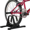 Bike Rack  Dual Bicycle Stand for Mountain, Road, or Kids Bikes  Indoor or Outdoor Steel Bicycle Storage  Tire Rack for Truck by RAD Cycle