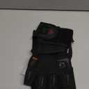 skott Evo 2 Weightlifting Gloves with Integrated Wrist Wrap Support-Double Stitching for Extra Durability-Get Ripped with The Best Body Building Fitness and Exercise Accessories (Large, Black/Black)