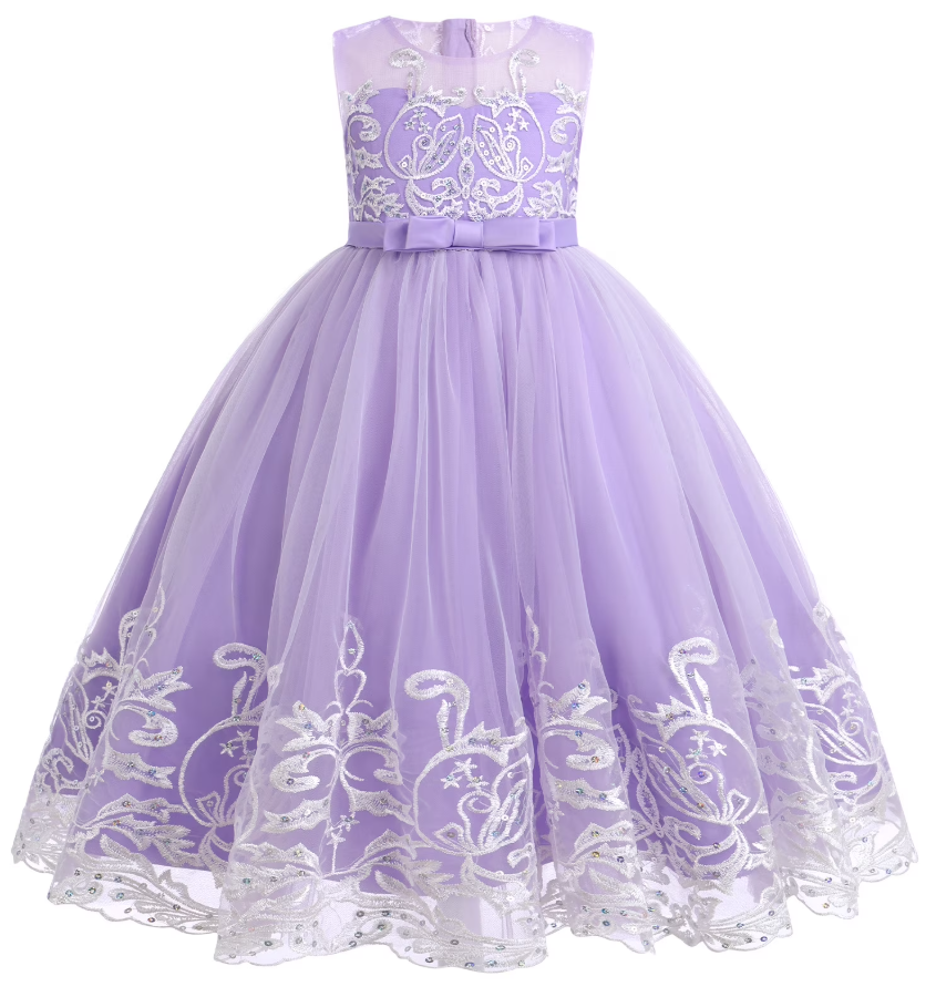 IWEMEK Violet Kids Dress, Size 120