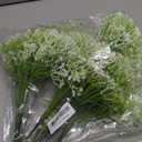 Grevosea 120 Pcs White Babys Breath Artificial Flowers, Artificial Flowers Bulk Real Touch Flower for Wedding Party Home Garden Decoration