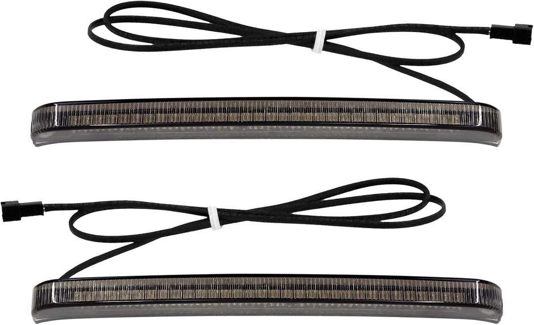 HDBUBALUS Smoke Saddlebag Tail Light LED Running Brake Sequential Turn Signal Lamp Fit for Harley Touring Street Gilde Road Gilde Road King Electra Glide Ultra Limited 2014-2023