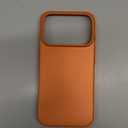 TORRAS Magnetic Slim Fit for iPhone 17 Pro Case 6.3 inch, Ultra-Thin, Compatible with MagSafe, Lightweight Matte Anti-Scratch Hard PC Cover Phone Case for iPhone 17 Pro OriginFit, Glossy Orange