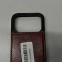 ONETOP Compatible with iPhone 17 Pro Wallet Case with Card Holder, PU Leather Kickstand Card Slots Case, Double Magnetic Clasp and Durable Shockproof Cover 6.3 Inch (Brown)