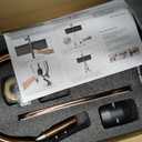 RULIA Kitchen Faucet, Kitchen Sink Faucet, Sink Faucet, Pull-Down Kitchen Faucets, Bar Kitchen Faucet, Copper Rose Gold, Metal Spray Head, RB1025