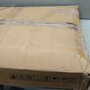 Lufeiya 47 inch Desk with 4 Drawers & Storage Shelves, Writing Work Study Computer Desk for Home Office Bedroom, Modern Simple Student PC Desks Table, Rustic Brown