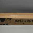 Ski and Snowboard Roof Racks, Ski Roof Racks with Anti-Theft Lock Racks Carrier for Snowboard Universal Ski Top Holder Fits for Square/Round/Aero/Oval Cross Bars, Black (24.3 inch)