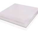 White Delrin/Acetal Copolymer Plastic Sheet 1-1/4" x 6" x 12"