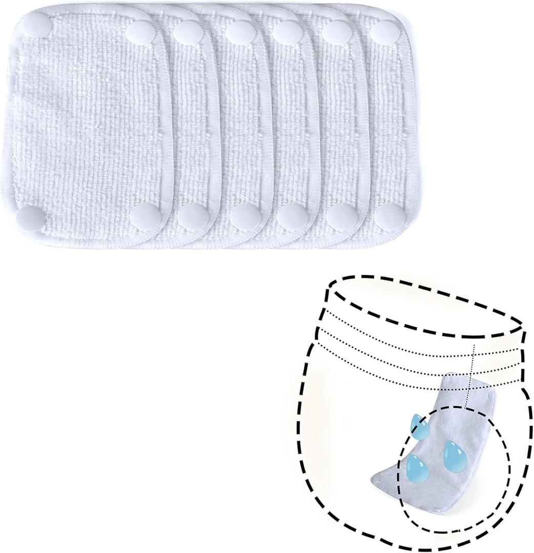 Teamoy Female Dog Diaper Pads, Reusable Doggie Diaper Wraps Liner Pads(Pack of 6), Small