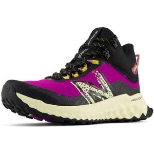 New Balance Women's Fresh Foam Garoé V1 Midcut Trail Running Shoe, Fuchsia Purple/ Ambient Light/ Black, 7