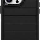 OtterBox iPhone 15 Pro Max (Only) - Defender Series Case - Black - Case Only - Screenless - Rugged & Durable - with Port Protection - Microbial Defense Protection