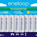 Eneloop Panasonic BK-3MCCA10FA AA 2100 Cycle Ni-MH Pre-Charged Rechargeable Batteries, 10-Battery Pack