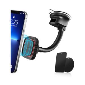 APPS2Car Magnetic Car Phone Holder Mount [6 Strong Magnets], Cell Phone Holder Car [Suction Cup], Phone Car Holder Mount [Windshield Dashboard] fit for Most Smartphones