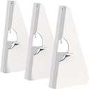 60 Pack 5 Inch Self Stick Cardboard Easel Backs, Premium Cardboard Easel Stand for Picture Frame and Art Easel Stand, Use for Photos, Signs, Crafts, (Pack of 60, White)