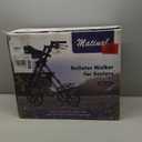 Walkers for Seniors, Rollator Walker with Seat, Walkers for Seniors with seat, 350 lb Capacity,with 8'' Big Wheels, Rolling Walker (Burgundy) (Red)