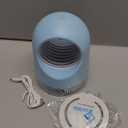 Quiet & Safe Indoor Fruit Fly Trap, Fan-Powered Insect Catcher for Kitchen - Kills Gnats, Mosquitoes, Moths, Flies with Light & Sticky Glue, Child and Pet Friendly