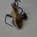 DREAM PAIRS Strappy Espadrille Platform Wedge Sandals for Women Dressy Summer, Comfortable Open Toe Sandals with Cushioned Insole and Ankle Strap Buckle 7.5