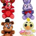 Mokorety FNAF Plush Set  FNAF Security Breach Plushies for Game Fans (Classic) 4 Pack