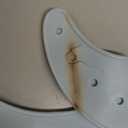 mushie Silicone Baby Bib | Adjustable Fit Waterproof Bibs (White Daisy)