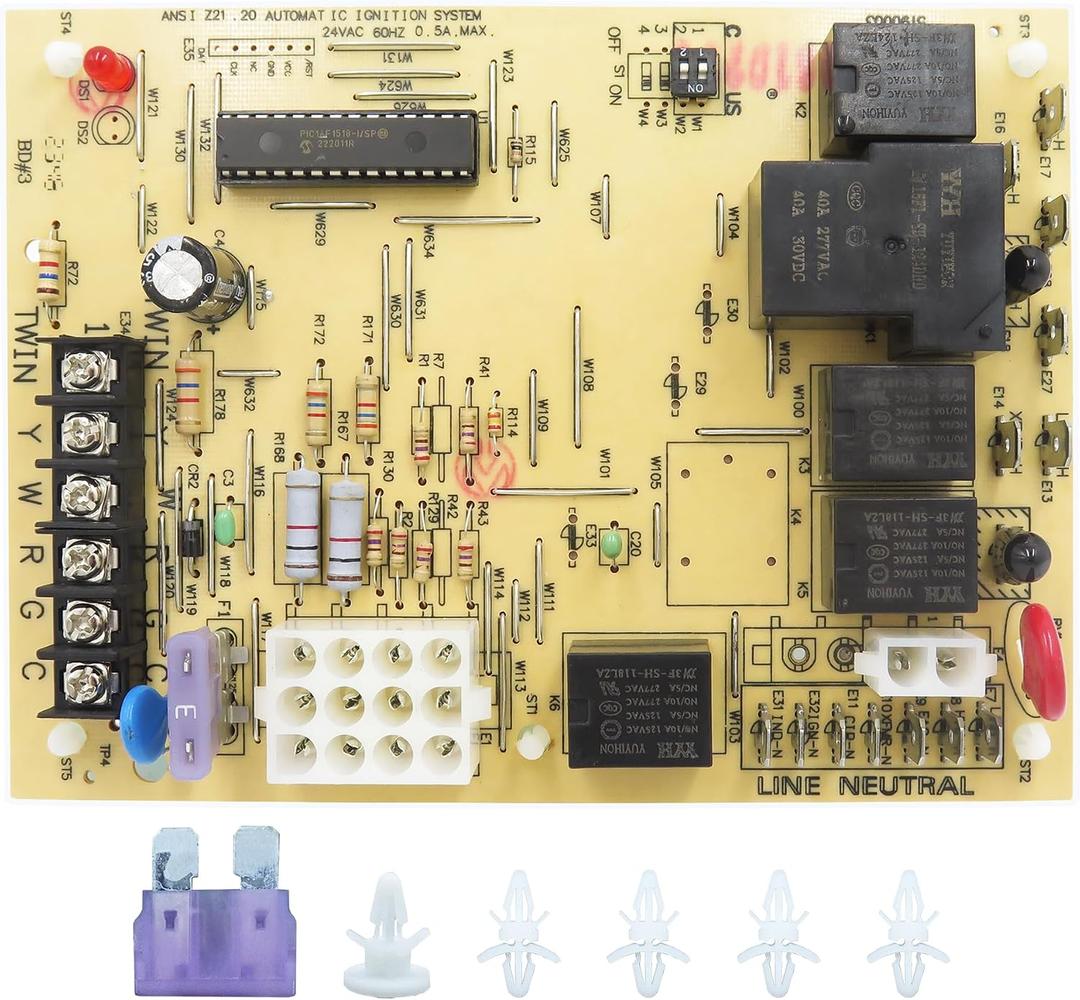 Furnace Control Board 50A55-743,Replacement for Amana/Goodman Furnace Control Circuit Board 0130F00005S B18099-26 B1809926S