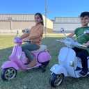 Best Ride On Cars Vespa Scooter, White, Large