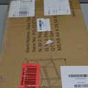 Yusong Narrow Side Table for Small Spaces, Skinny Charging End Table with Storage Basket, 3 Tier Slim Sofa Couch Bedside Table, Thin Nightstand for Bedroom, Living Room, Rustic Brown