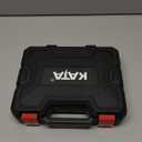 KATA Hole Saw Kit, 20PCS Hole Saw Set with 3/4"-6"(19-152mm) Multi-Size Saw Blades, Precision Hole Saw Drill Bit Kit with Mandrels & Solid Storage Case Cutting for Drywall, Soft Wood, PVC, Plastic (Black)