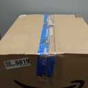 6Pcs Lap Desk Tray for Eating Plastic Activity Table Portable Snack Lap Bed Table Breakfast Lap Trays with Side Pockets & Slot Stackable Lap Desk Tray for Classroom, Blue