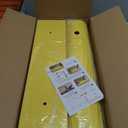 ROBLOCK 22" Parking Stopper for Home Garage & Outside, Heavy Duty Garage Stoppers for Protecting Your Vehicle, Parking Aids for New Drivers, Wheel Stops for Cars, Vans, Trailer, 2 Packs, Yellow (3.1"H Updated 2Pcs)