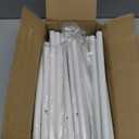 Thickened Rustproof Garden Arch Metal Trellis for Climbing Plants Outdoor, Wedding Arch Garden Arbor Frame Archway 4.9 x8.1 or 5.5 x7.9Ft Flower Arches for Bridal Party Decoration (White)