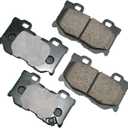 Akebono ACT1347 Rear Brake Pad , GREY