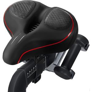 Oversized Bike Seat for Peloton Bike & Bike Plus, Comfort Exercise or Road and Electric Bike Seat Cushion Extra Wide, Bike Saddle Replacement for Women & Men