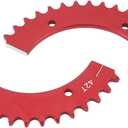 42 Tooth Rear Sprocket,Universal Split Sprocket 420 Chain 42 Tooth Aluminum Alloy Rear Split Sprocket Go Kart Racing