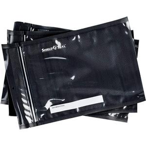 ShieldNSeal Vacuum Seal Bags (Black and Clear Zipper Bags, 5" x 8")