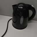 OVENTE Electric Kettle, 1.7L Fast Boiling Water Heater for Coffee or Tea, BPA Free with Water Level Gauge, Auto Shut-Off, Boil-Dry Protection, Indicator Light and Removable Filter, Black KP72B