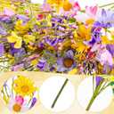Norme 20 Bundles Floral Spring Artificial Flowers 17 Inch Spring Floral Stems with Colorful Daisies and Forsythia Fake Wildflowers for Home Decor Vases Table Centerpieces