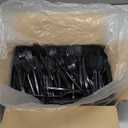 1,000 Plastic Disposable Forks Bulk Black Medium Weight Disposable Silverware Plastic Cutlery Fork