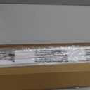 UNISHADES No Drill Blinds for Windows 1" Vinyl L-Shaped Slats Cordless Mini Blinds for   Home, for Window Size 36" W 36" H White