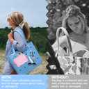 Silicone Phone Holder for Bogg Bag Accessories Inserts,Daisy Slipper Charms for Bogg Beach Bag Accessories,Bogg Organizer Wallet Pouch with Zipper,4pcs Hooks Clips Set for Simply Modern Bag (Gray)