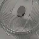 TUZAZO 20 Oz Glass Tumblers with Lids and Straws - 2 Pack Ribbed Glass Iced Coffee Cup with Straw and Lid, Thicken Glasses, Ideal for Smoothieds, Cocktails, and Juices