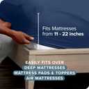 Bare Home Split King Sheet Set - 22" Deep Pockets - Luxury 1800 Ultra-Soft Microfiber Bed Sheets - Double Brushed - Easy Fit - 5 Piece Set - Bedding Sheets & Pillowcases (Split King, Dark Blue)
