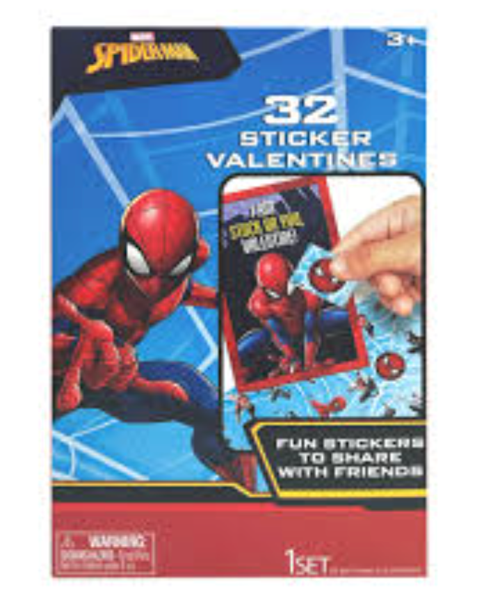 Exchange Cards Spiderman Stickers 2 Pack