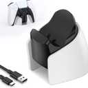 Charging Dock for PS5 Controller, IINE Fast USB Charging Station for PS5 DualSense Edge Controller, with Charger Indicator and Charging Cable