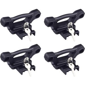 Mokort 4Pcs Foldable Truck Bed Tie Down Anchors Boxlink Cleats Compatible with Ford F150 F250 F350 & Raptor 2015-2024 2025